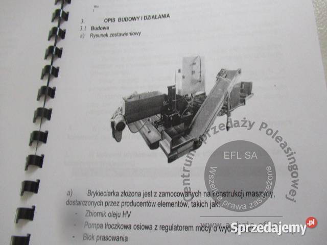 Hydrauliczna prasa do brykietowania ALCHEMIK AW Magnice
