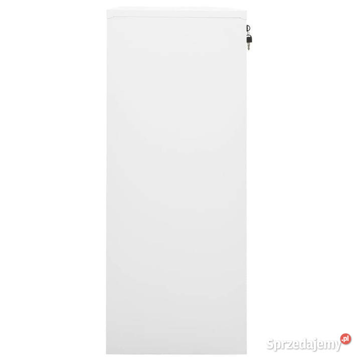 Szafka biurowa biała 90x40x102 stalowa WM336409 Warszawa