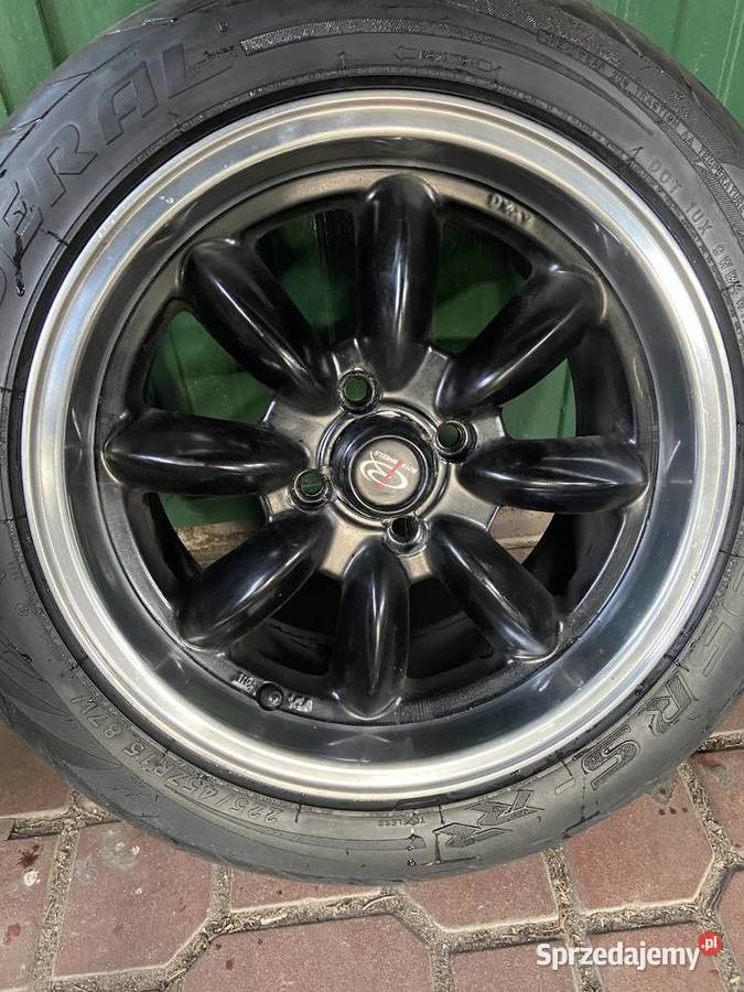 Zestaw felg z rantem i oponami Mazda mx5 Łódź