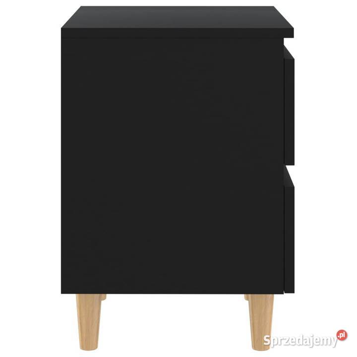 vidaXL Szafka nocna z sosnowymi nóżkami
