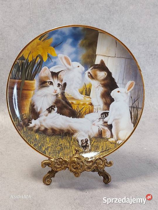PORCELANOWY KOLEKCJONERSKI TALERZ FRANKLIN MINT