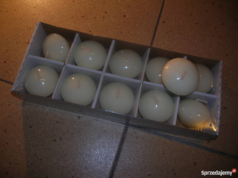 Świeczki pływające 45 świeca barwiona lakier Siewierz