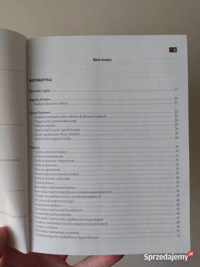 Tablice matematyczne fizyczne chemiczne Kraków sprzedam