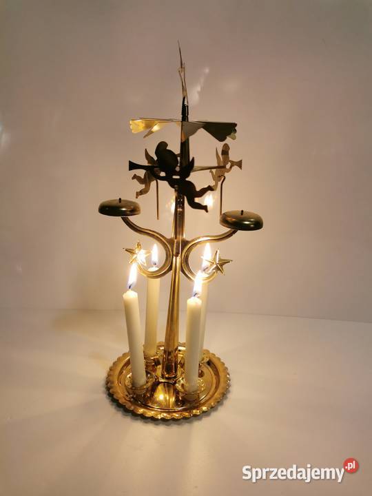 świecznik karuzela vintage ozdoba nieużywana Lublin