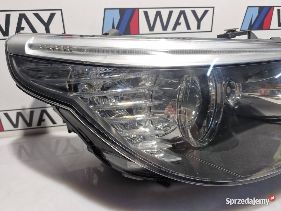 7177740 BWM E60 E61 LIFT LAMPA PRZEDNIA PRAWA BI osobowe Lampy przednie