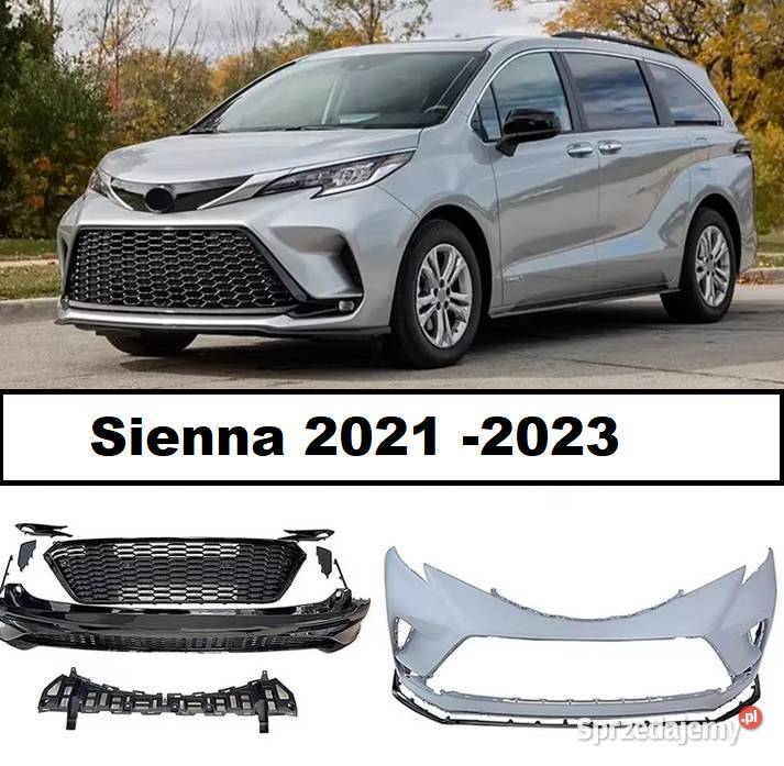 Zderzak przód tył Toyota Sienna 2021 2023 Zderzaki Janów Lubelski