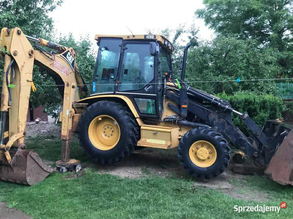 koparka koparko ładowarka CAT428 osoby prywatnej Narama