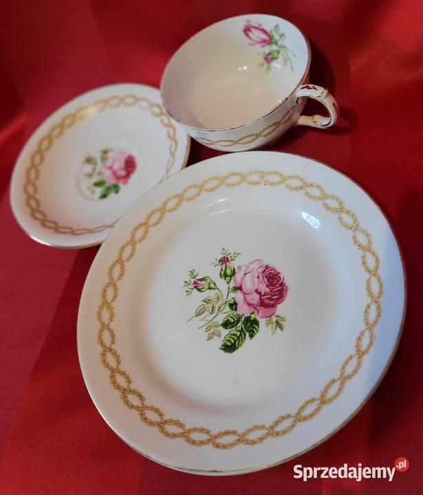 Śniadaniówka Windsor unikalna porcelana kostna śląskie Piekary Śląskie