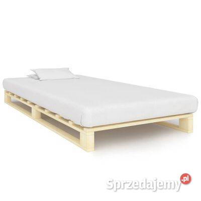 vidaXL Rama łóżka z palet lite drewno sosnowe 90 Warszawa sprzedam