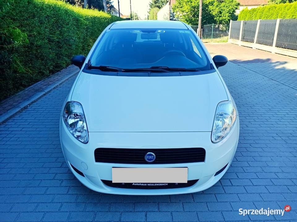 Śliczny Fiat Grande Punto 12 Benzyna Motoryzacja Biała Nyska