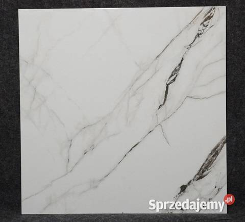 Gres 60x60 CALACATTA CARRARA WYSOKI POŁYSK gI łódzkie Łask