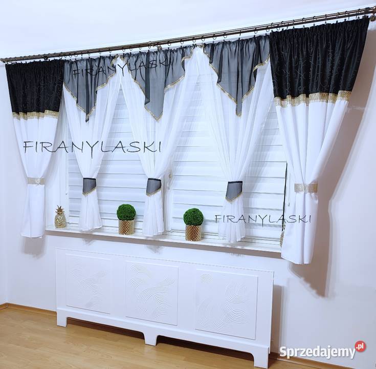 Firana gotowa 400x150 do pokoju salonu cyrkonie świętokrzyskie Pińczów