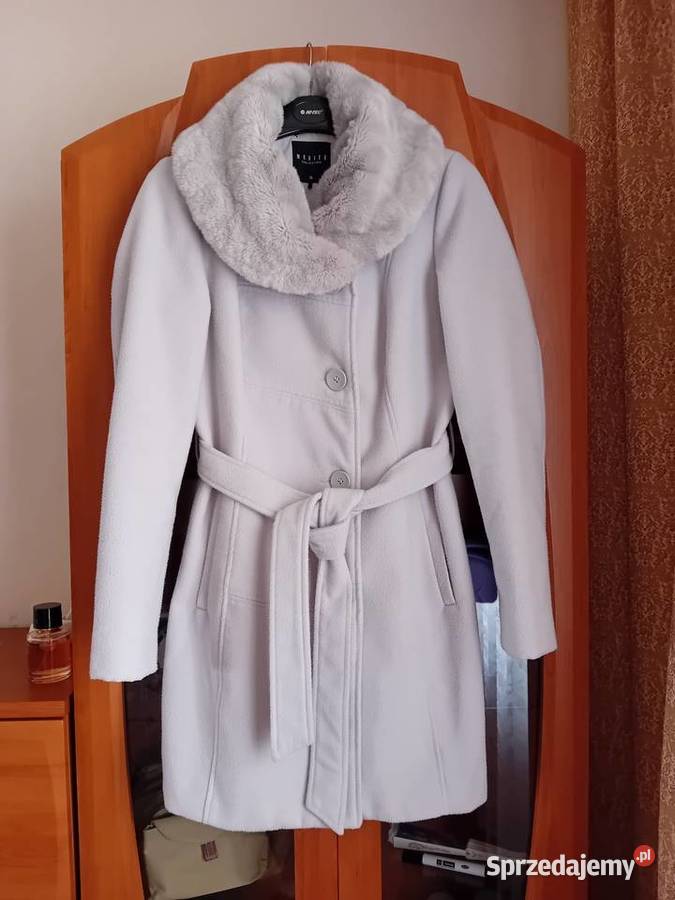 Jasno szary płaszcz mohito Warszawa