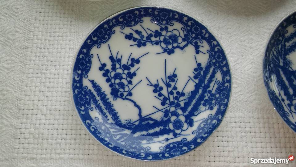 piękne talerzyki spodeczki cudeńka cienka Ceramika i szkło Gdańsk sprzedam