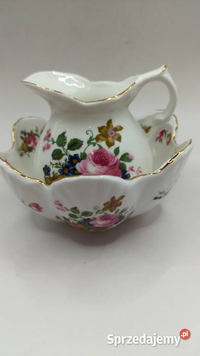 Mlecznik i cukiernica wazon u miska porcelana z Zamość