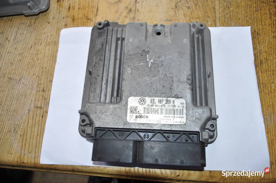 VW T5 20 TDI 180 Komputer Sterownik 03L907309H Komputery Sierakowice