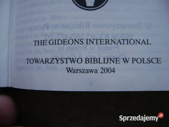 Starocie z PRL Dewocjonalia Nowy Testament z Gdynia