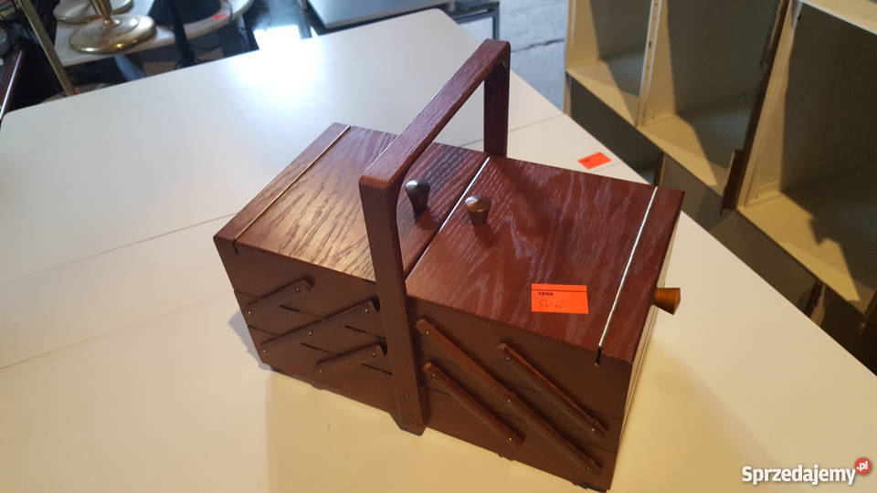 Drewniana niciarka pudełko na nici Gorzów Wielkopolski