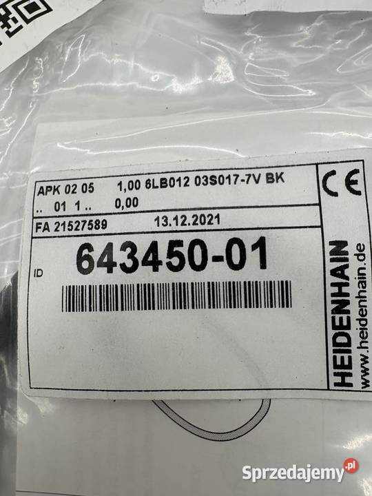 Heidenhain 64345001 Cable adapter Warszawa
