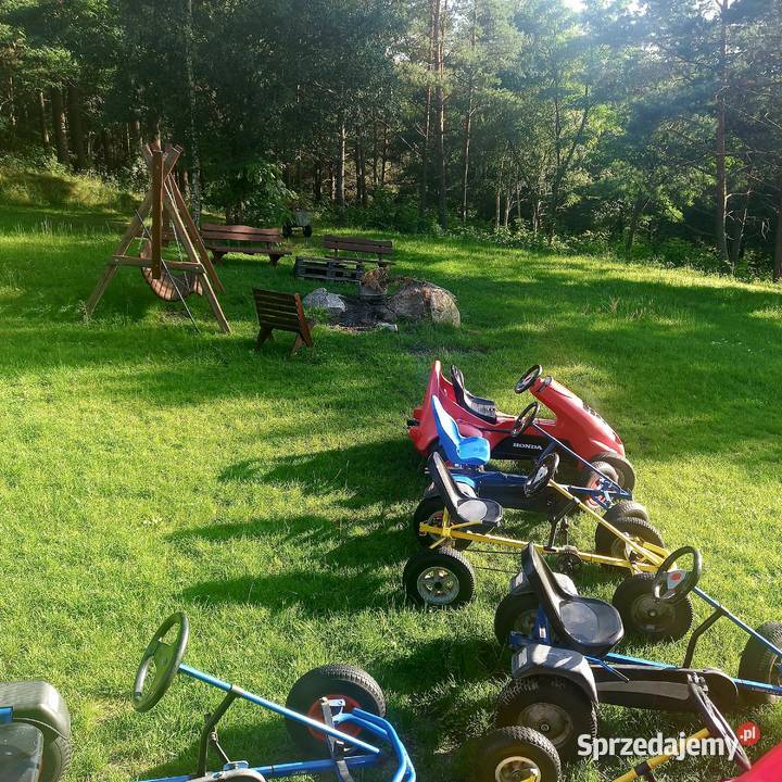 Domki drewniane rzeka kajaki Bory tucholskie pomorskie