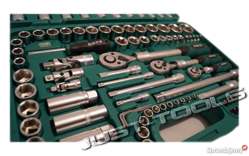 Zestaw kluczy nasadowe narzędzi HONITON 155 el Bodzanowice