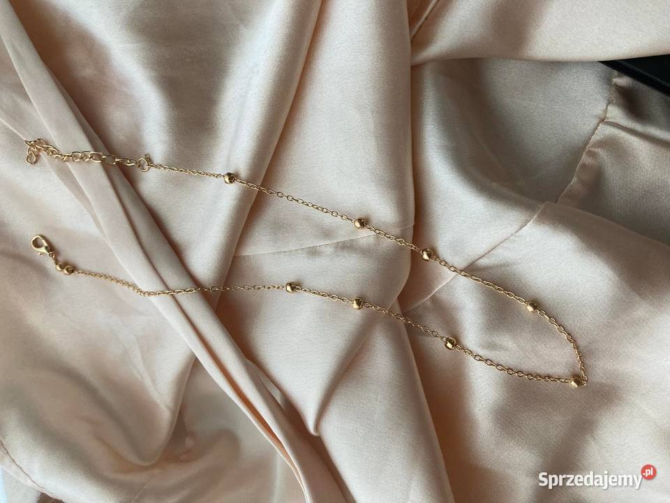 Złoty łańcuszek delikatny minimalistyczny Toruń