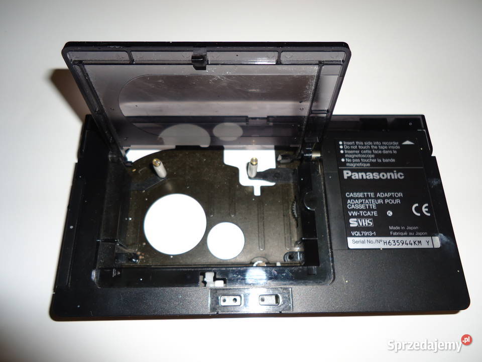 Dwa Adaptery Panasonic VHSC VHS Kaseta Matka