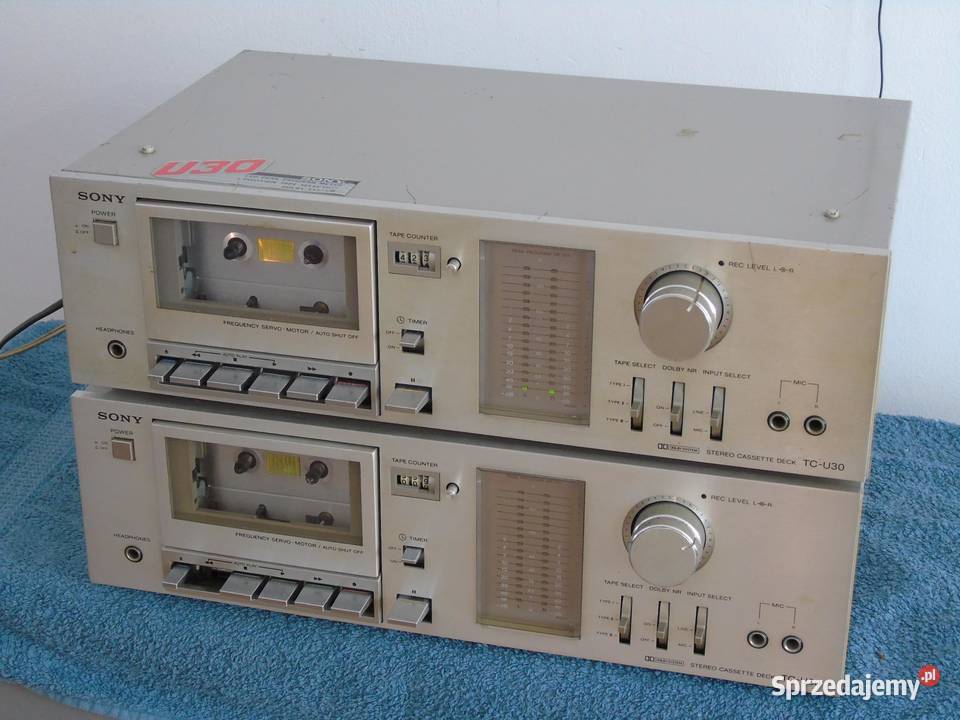 2 Magnetofony Sony TCU30 Vintage WYSYŁKA podkarpackie Jasło