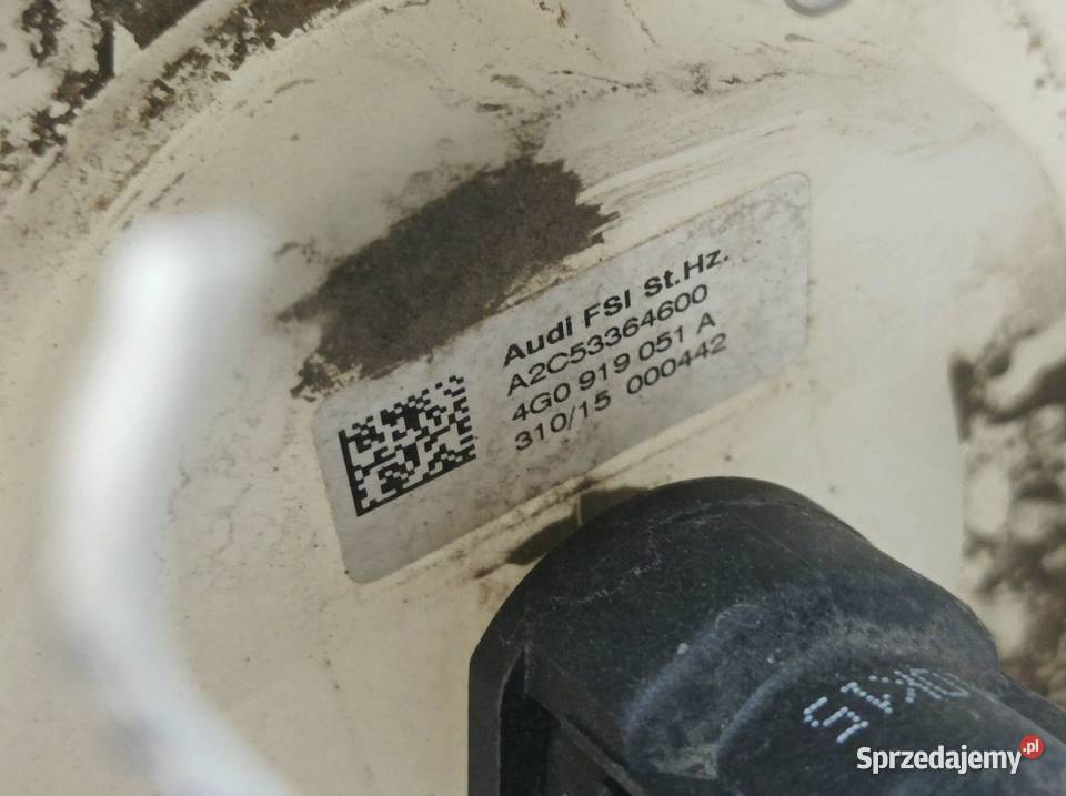 POMPA PALIWA PŁYWAK 40 TFSI 4G0919051A Audi A7 I Pompy paliwa świętokrzyskie