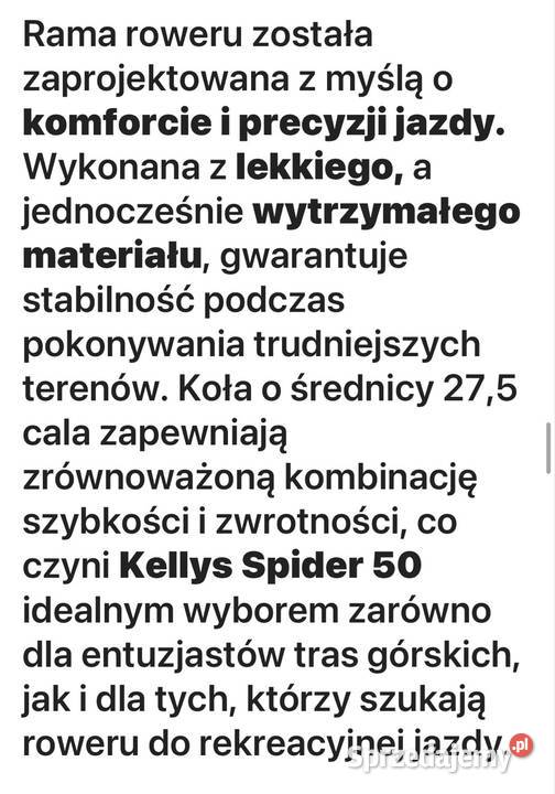 Rower męski Kellys podkarpackie Nisko sprzedam
