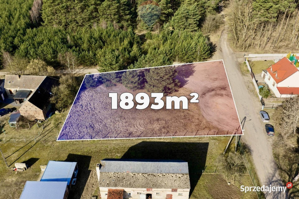 Działka lesie z warunkami zabudowy Leśniów Mały