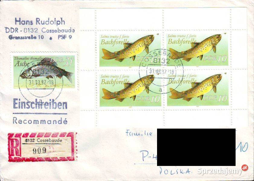 Kop z koresp Filat NRD Polska 1978 Filatelistyka Gliwice