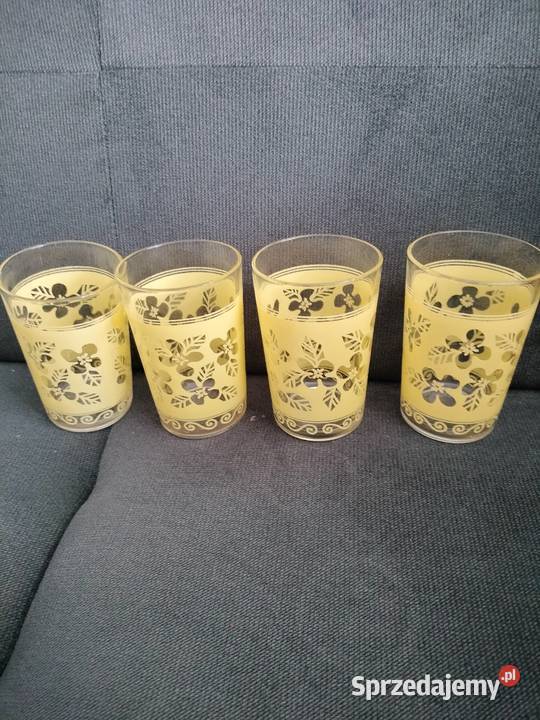 Zestaw szklanek z PRL zachodniopomorskie Choszczno