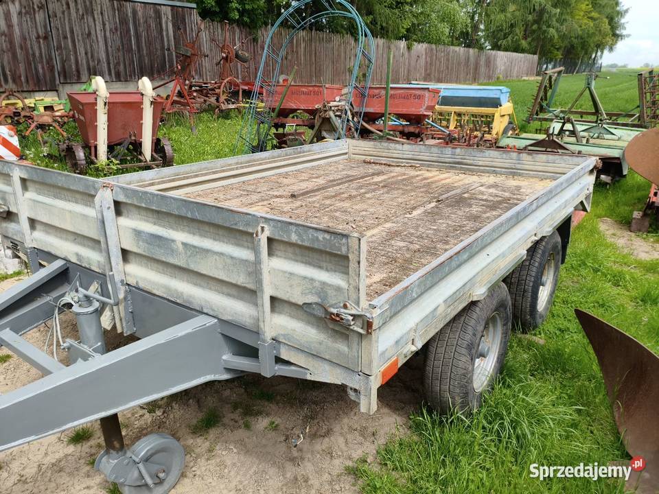 Przyczepa samochodowa tandem 2 osiowa idealna Gdów
