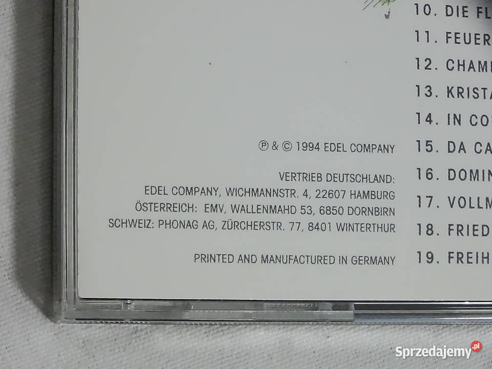 Hufeisen Fltenzauber CD Compilation Label Biłgoraj