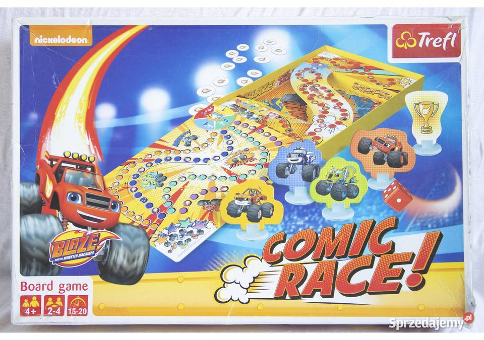 Gra planszowa Trefl Blaze i MegaMaszyny Comic Dla dzieci sprzedam