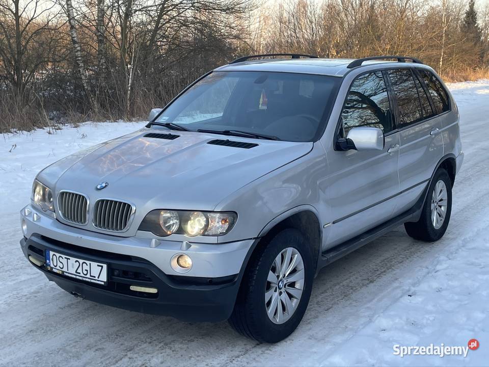 BMW X5 44 V8 320 Gaz LPG Skóra ShadowLine 4x4 srebrny Będzin