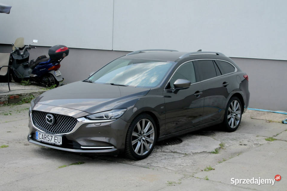 Mazda 6 automat skórzana tapicerka kamery 360 światła do jazdy dziennej zachodniopomorskie Szczecin