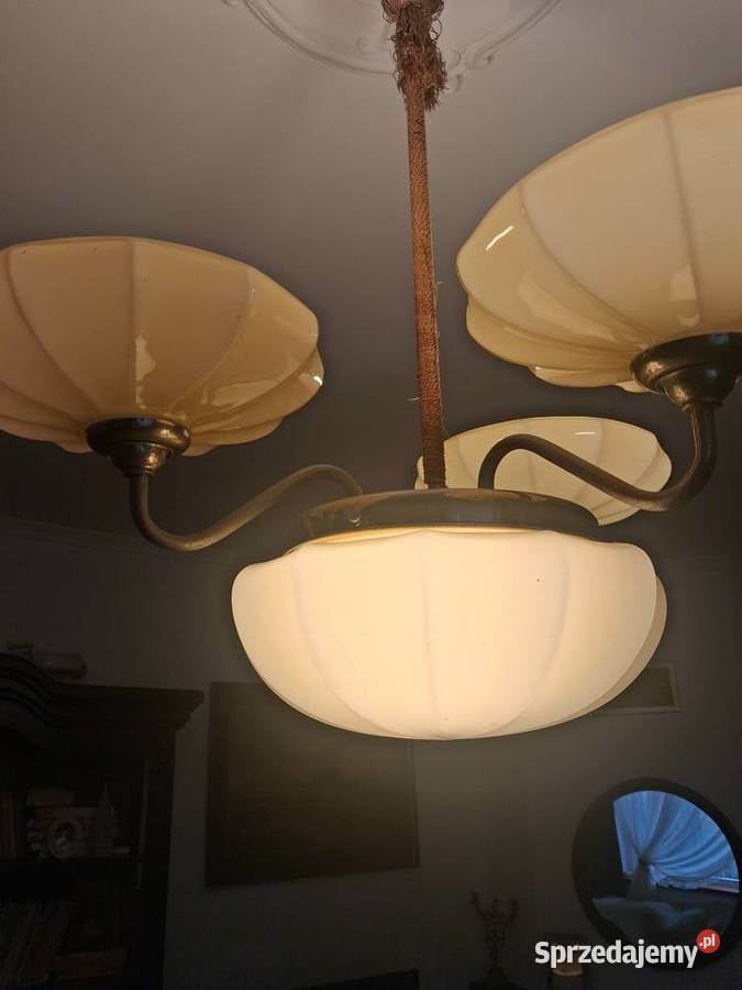 Przedwojenna lampa sufitowa Lampy wiszące Wrocław