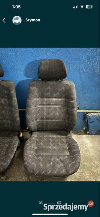 fotele Volkswagen Golf 3 1992 Wyposażenie wnętrza Prudnik sprzedam