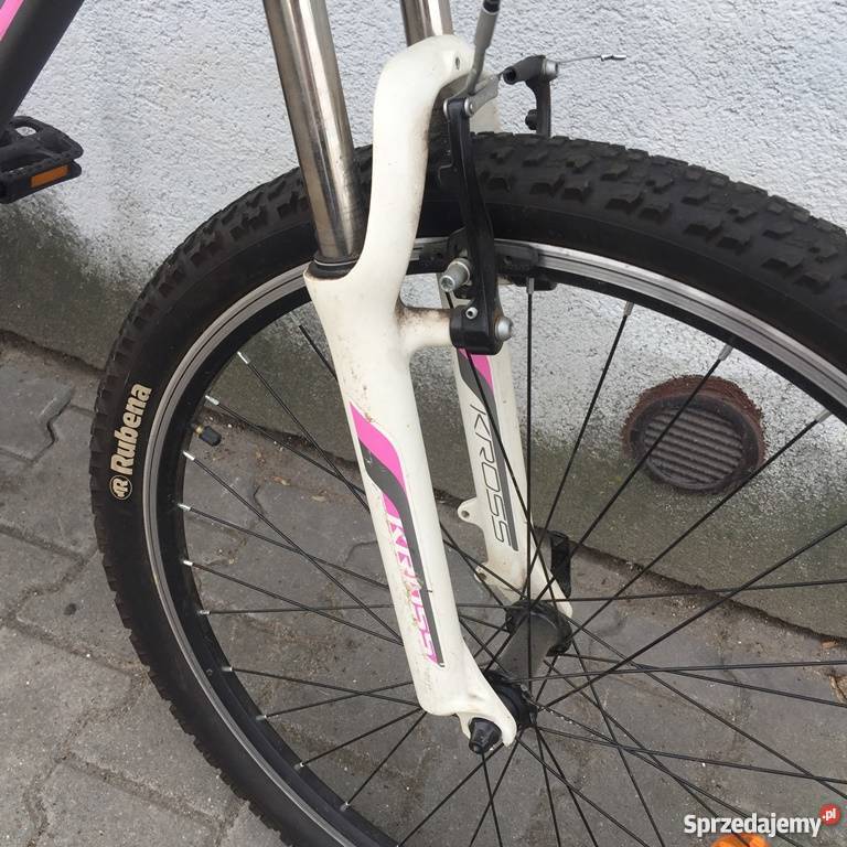 Rower KROSS LEA F2 różowografitowy Górskie, MTB mazowieckie