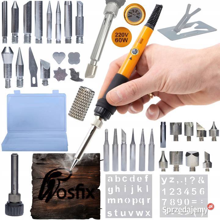 Lutownica Precyzyjna 8w1 z Organizerem 60W małopolskie Ludźmierz