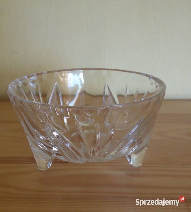 Szklana miseczka na nóżkach wys7 x szer12Misa Łódź