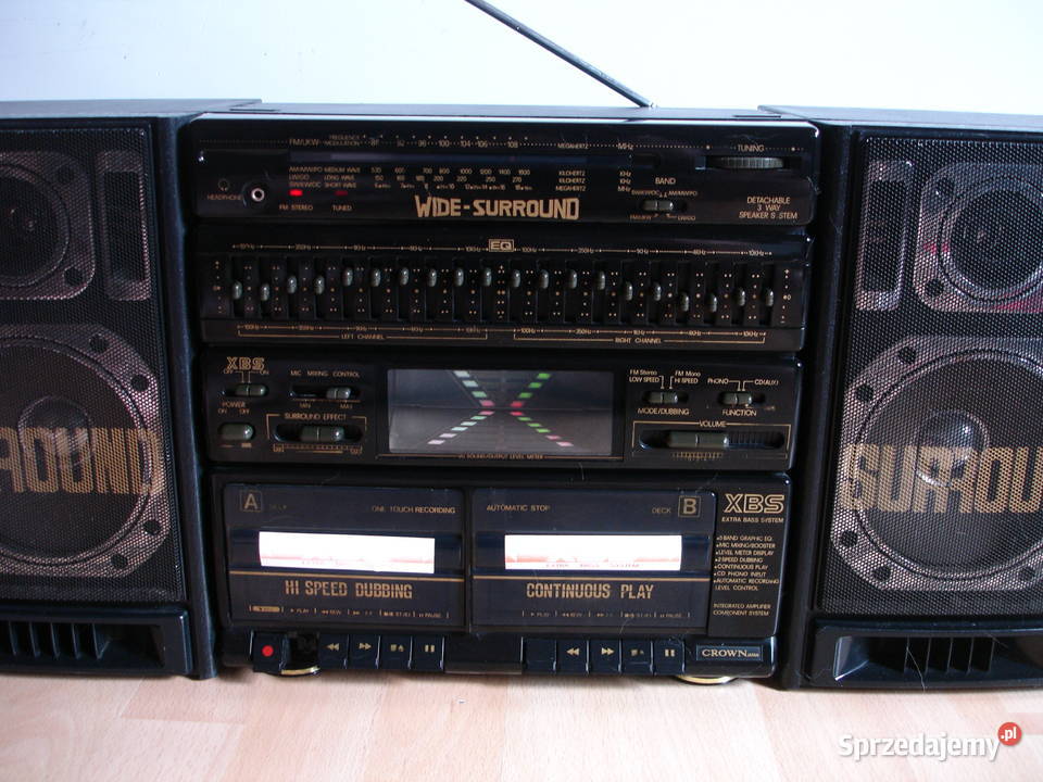 Radiomagnetofon CROWN SZT8905 Radioodtwarzacze lubuskie Zielona Góra