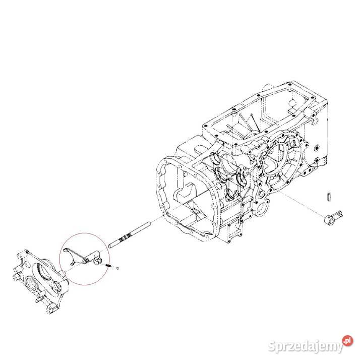 Wodzik zmiany biegów Iseki TG5395 TG5475 TG6370 Tajęcina