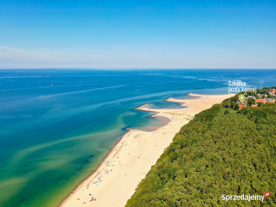 Działka morzem w Jarosławcu piaszczystej plaży Sprzedaż zachodniopomorskie Jarosławiec
