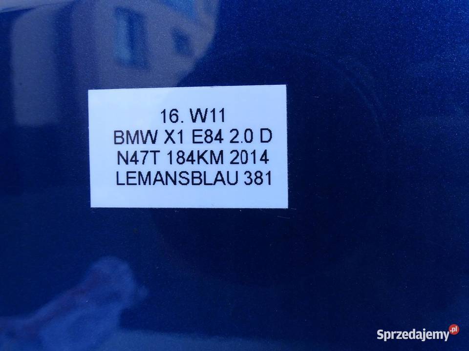 KLAPA TYŁ TYLNA BAGAŻNIKA Z SZYBĄ LE MANS BLAU sprzedam