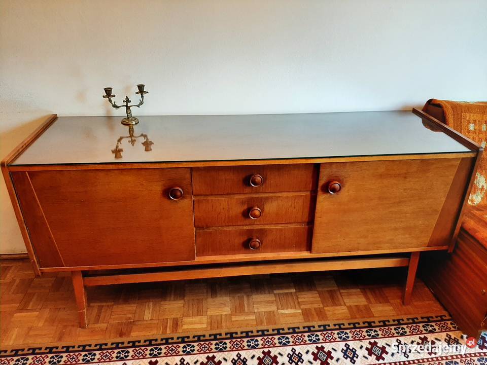 Komoda PRL miodowa Warszawa sprzedam
