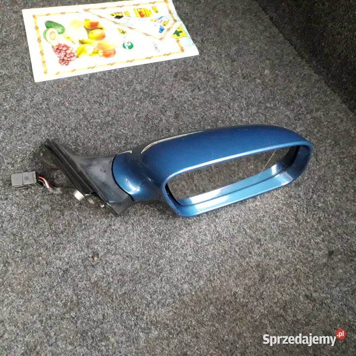 Komplet Lusterek Audi A4 B6 Anglik Niebieskie Karoseria podkarpackie Przemyśl