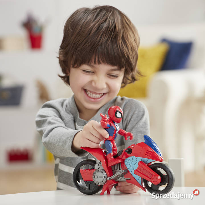 Figurka Spiderman 12 i Motocykl Pojazd AVENGERS